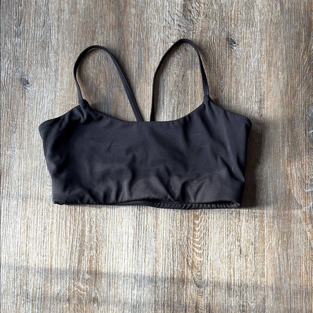 Paragon Black sports bra